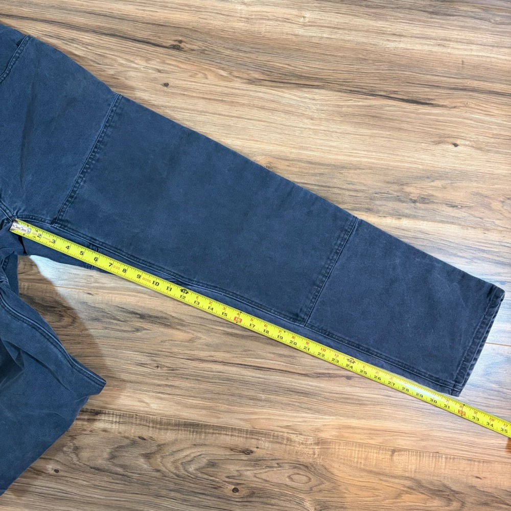Arborwear Tree Climbers VTG Double Knee Canvas Pants Dark Gray USA Mens 34x32 - Picture 9 of 10